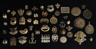 View full screen - View 1 of Lot 892. A spectacular group of thogkchas, Tibet, Himalayan regions and Central Asia, 8th - 18th century.