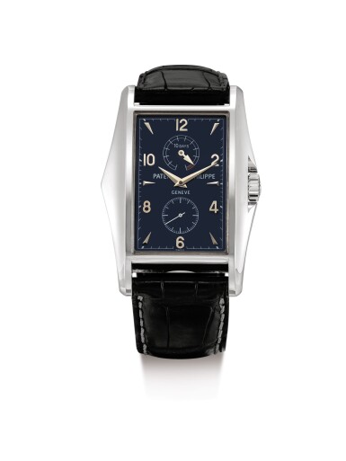 View full screen - View 1 of Lot 8005. Patek Philippe | Reference 5100, A limited edition white gold wristwatch with 10 day power reserve indication, Made to commemorate the new Millennium, Made in 2001 | 百達翡麗 | 型號5100 限量版白金腕錶,備十天動力儲存顯示,為慶祝千禧年而製,2001年製.