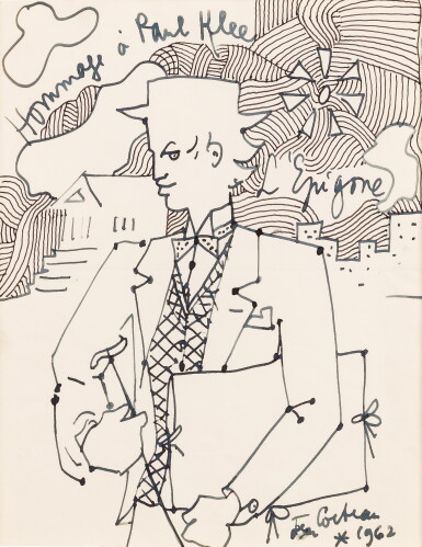 View full screen - View 1 of Lot 387. Hommage à Paul Klee (L'Epigone).