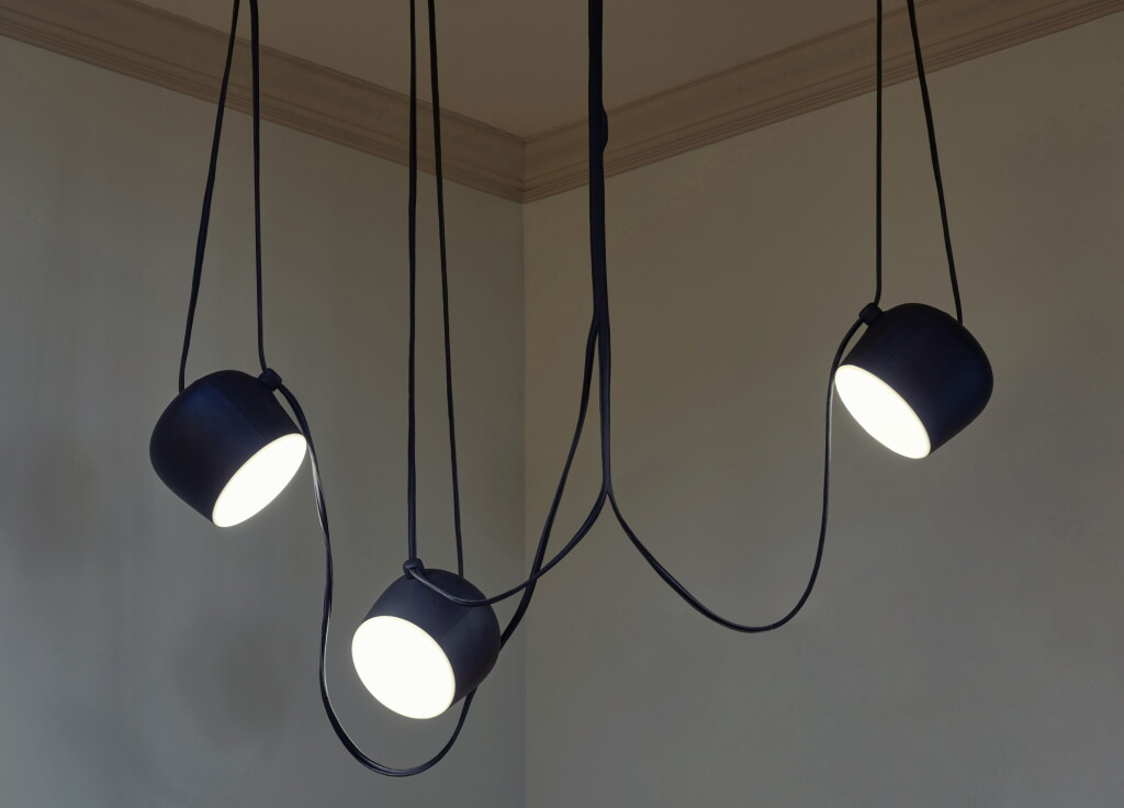 View full screen - View 1 of Lot 49. Triple "Grande Liane" Ceiling Light.
