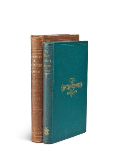 View full screen - View 1 of Lot 44. LONGFELLOW, HENRY WADSWORTH | Two First Editions .