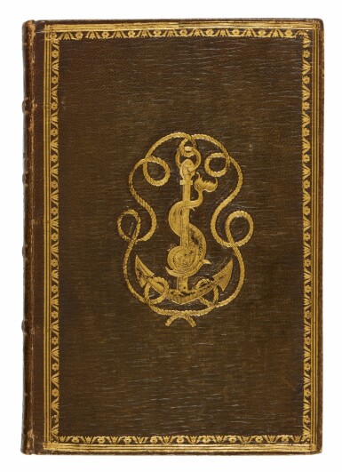 View full screen - View 1 of Lot 1506. Vairo, De fascino, Venice, Aldo II Manuzio, 1589, nineteenth-century English long-grain olive morocco.