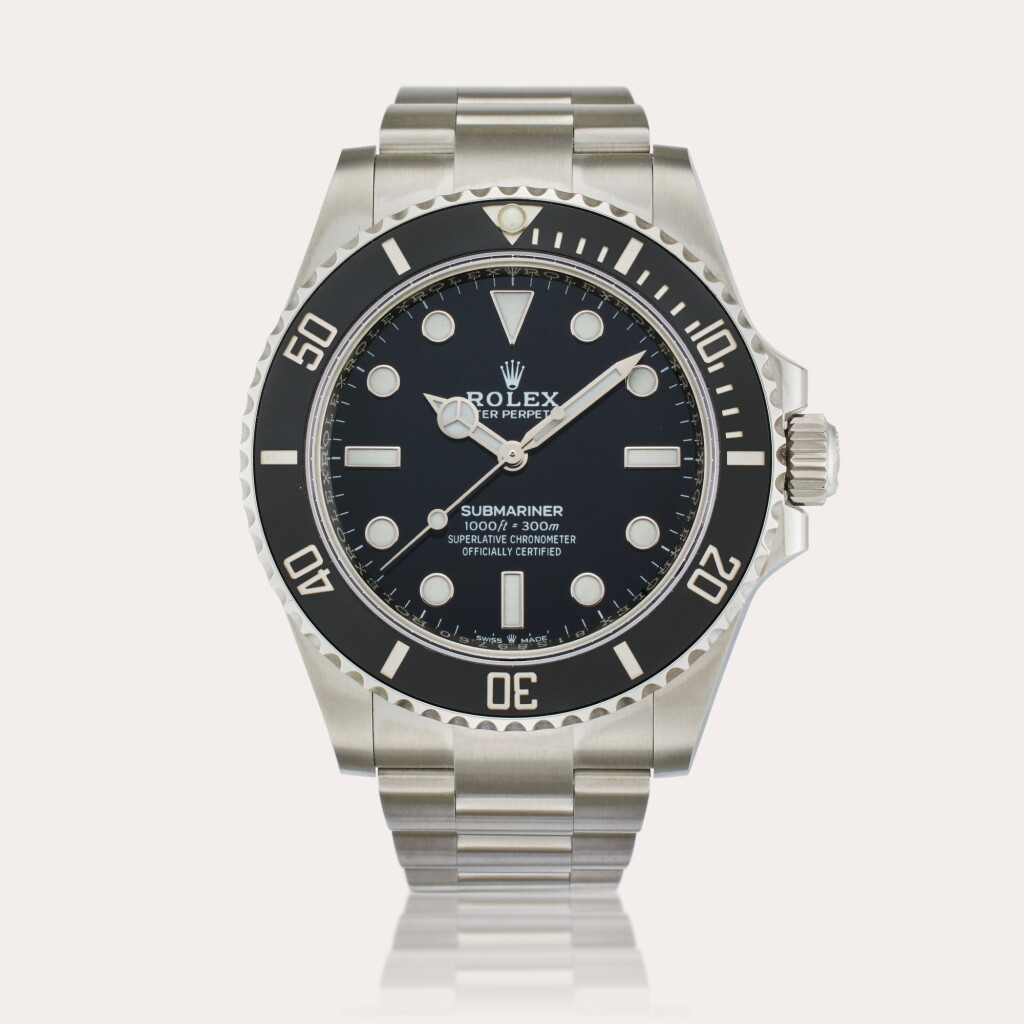 View full screen - View 1 of Lot 301. Reference 124060 Submariner | A stainless steel automatic wristwatch with bracelet, Circa 2021.