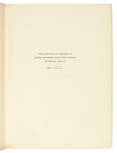 View full screen - View 1 of Lot 115. LAWRENCE, T.E. | Seven Pillars of Wisdom, 2nd US edition, limited issue, 1935.