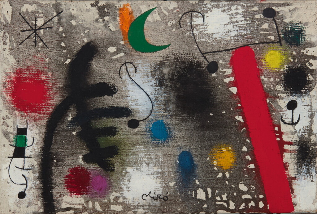 全螢幕檢視 - 查看119JOAN MIRÓ | COUPLE D'AMOUREUX DANS LA NUIT的1