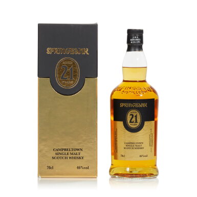 View full screen - View 1 of Lot 400. Springbank 21 Year Old 46.0 abv NV (1 BT70).