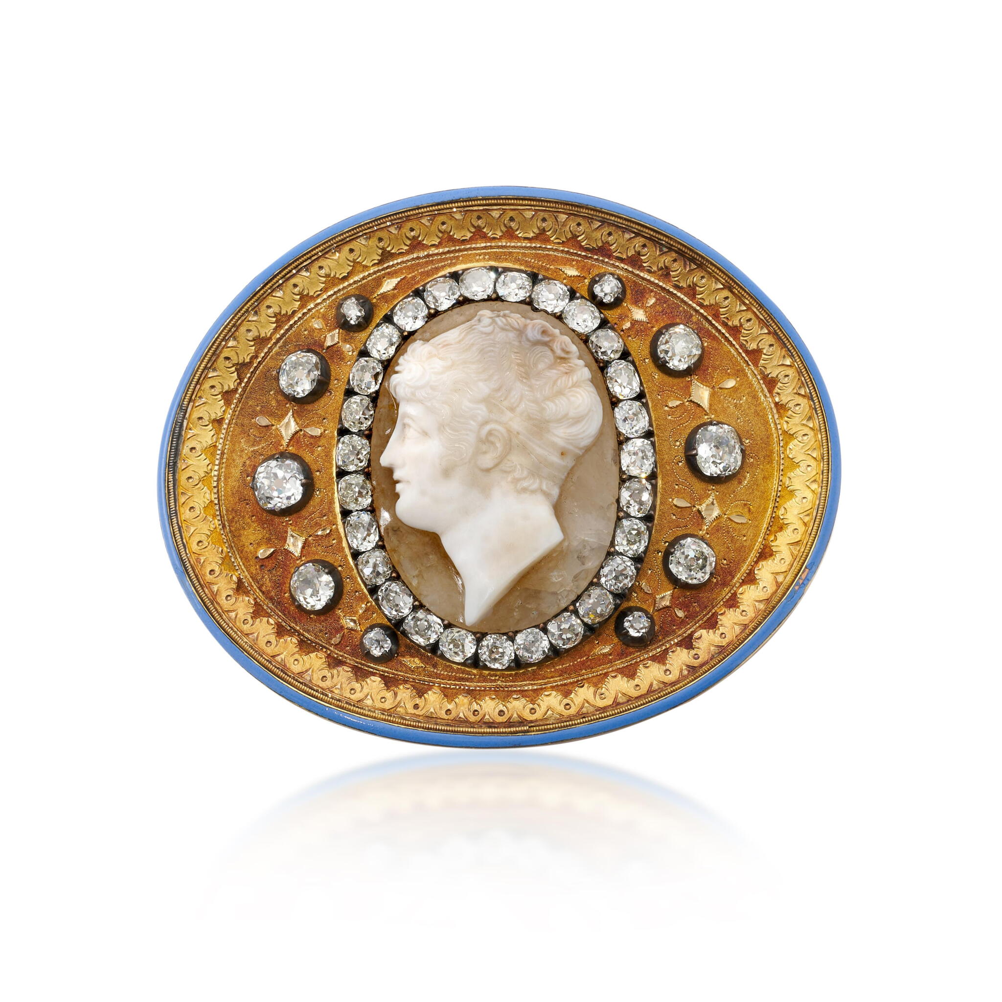 Antico Ciondolo Cammeo in Conchiglia, Cameo Italiano, Ciondolo Ritratto Antico Ciondolo Cammeo in Conchiglia, Cameo Italiano, Ciondolo Ritratto