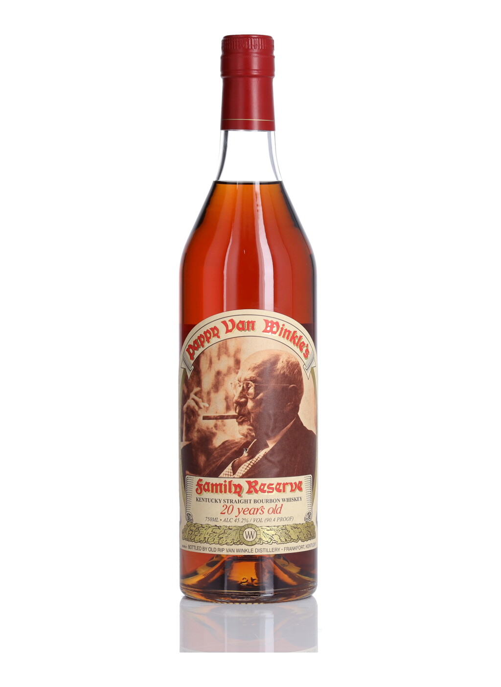 View full screen - View 1 of Lot 132. Pappy Van Winkle's 20 Year Old Family Reserve 90.4 proof NV (1 BT 75cl).