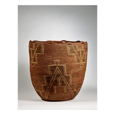 View full screen - View 1 of Lot 68. KLICKITAT IMBRICATED BASKET.
