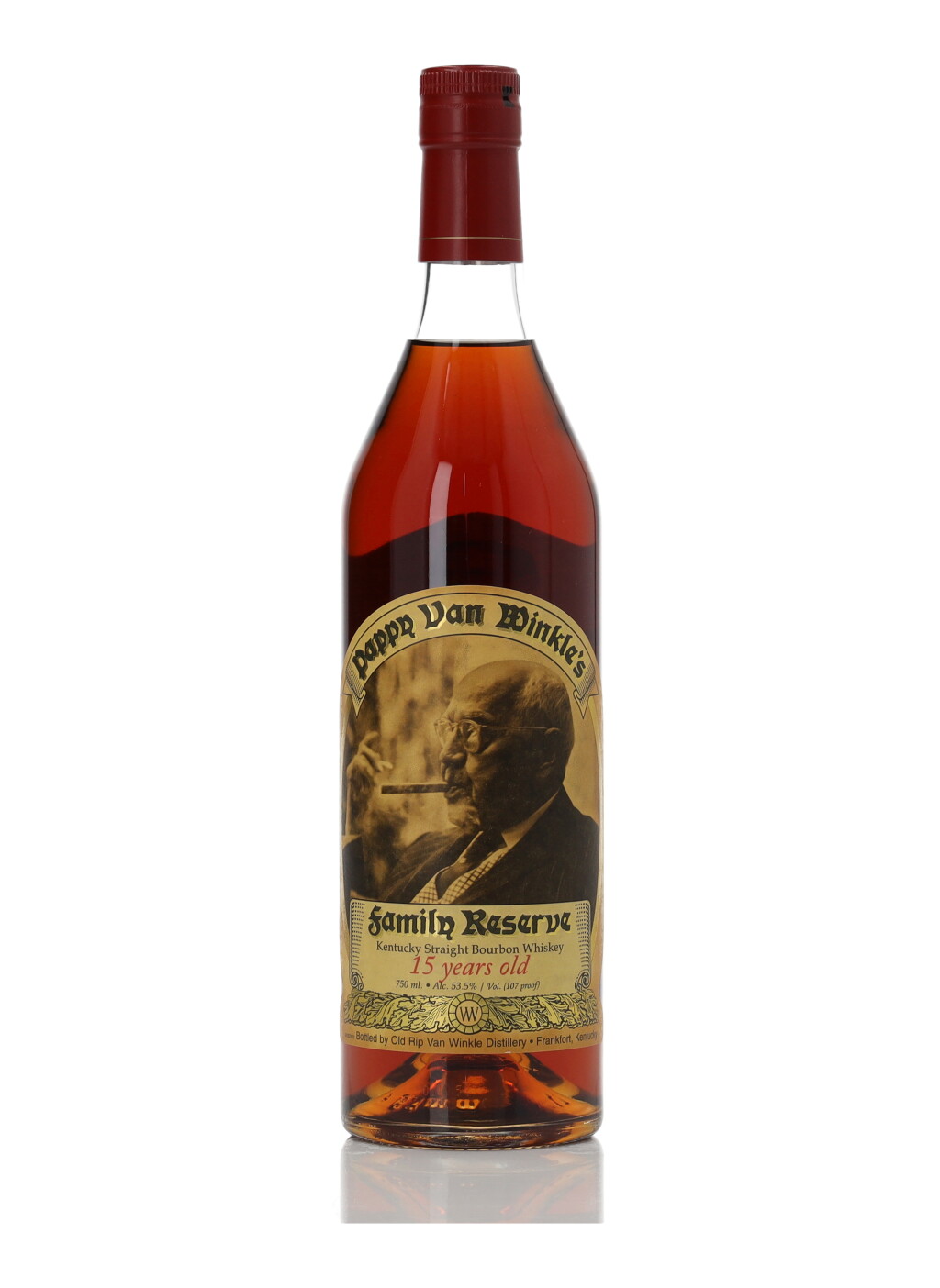 View full screen - View 1 of Lot 100. Pappy Van Winkle's 15 Year Old Family Reserve 107 Proof NV (1 BT 75cl).