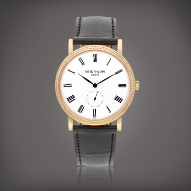 View full screen - View 1 of Lot 825. Calatrava, Reference 5119 | A pink gold wristwatch, Circa 2009 | 百達翡麗 | Calatrava 型號5119 | 粉紅金腕錶,約2009年製.