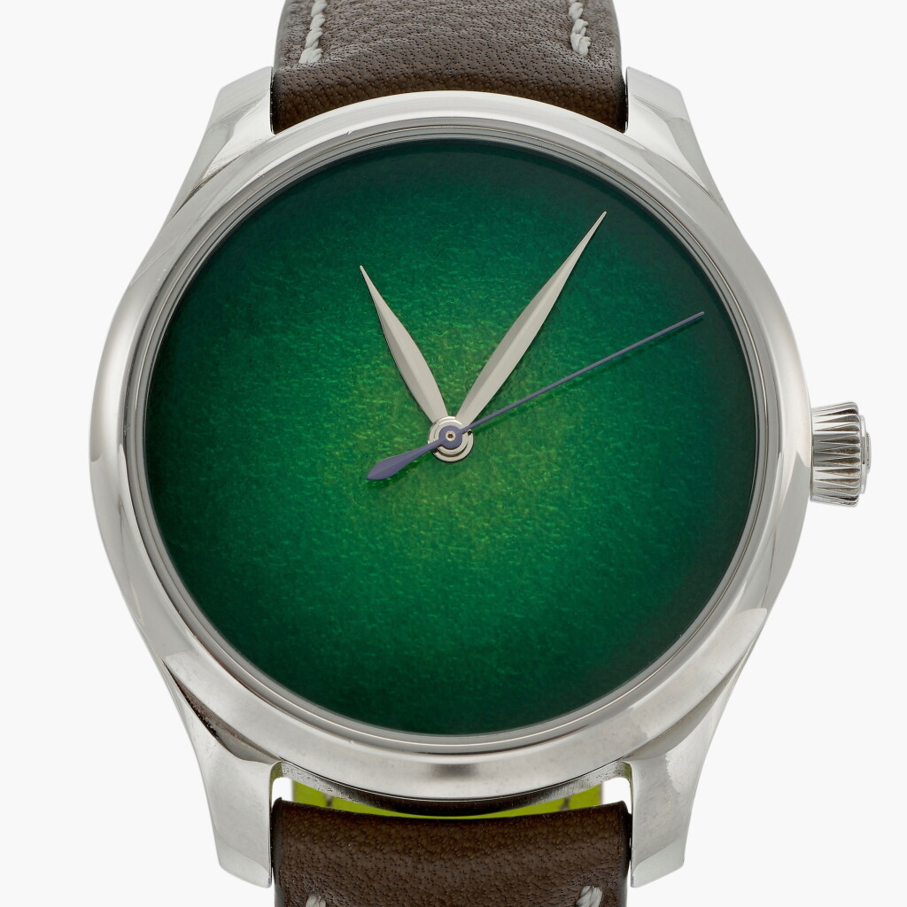 View full screen - View 1 of Lot 41. Endeavour Centre Seconds Concept 'Lime Green', Reference 1200-1233 | A stainless steel wristwatch | Circa 2023.