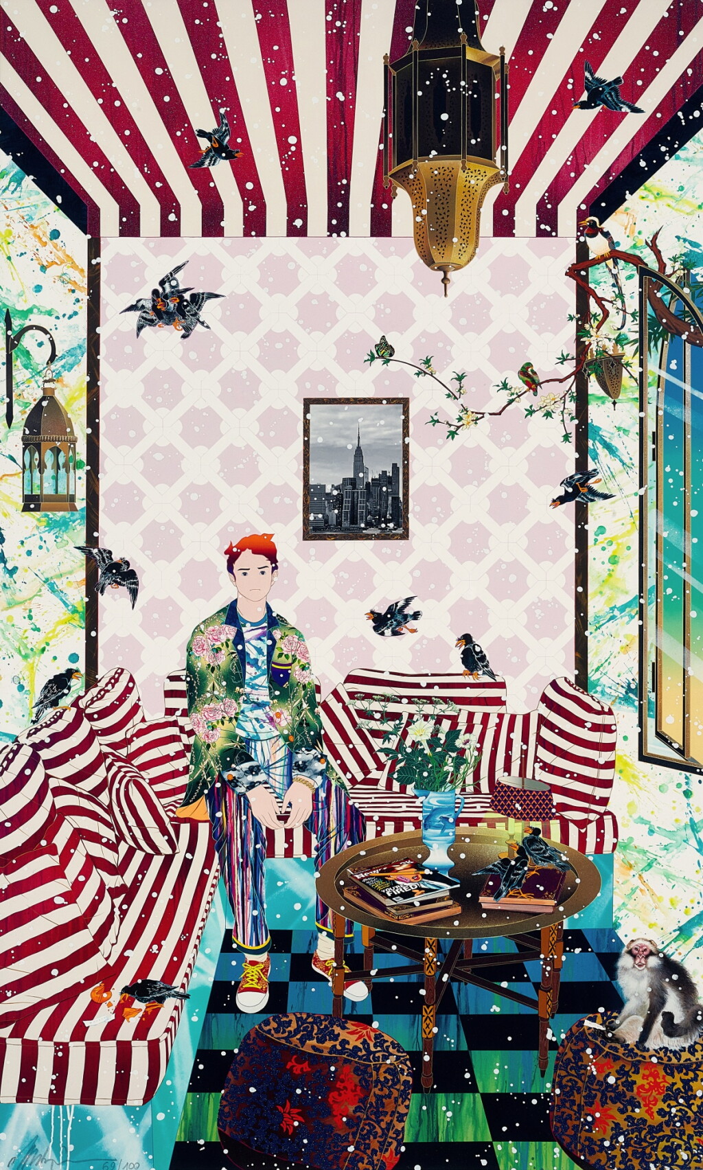 View full screen - View 1 of Lot 1280. Tomokazu Matsuyama 松山智一 | Broken Train Pick Me 破碎火車帶我走.
