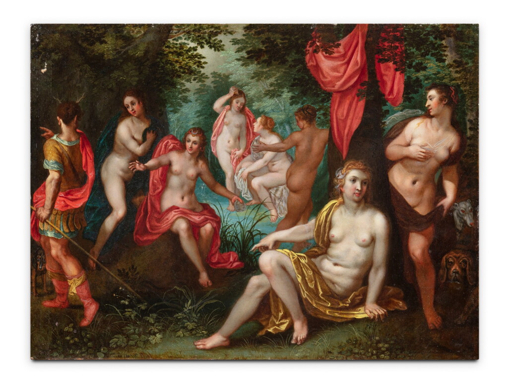 View full screen - View 1 of Lot 43. Diana and Actaeon | Diane et Actéon.