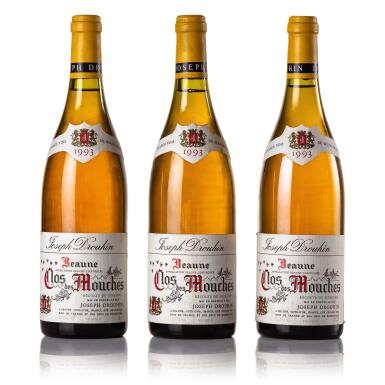 View full screen - View 1 of Lot 455. Beaune, Clos des Mouches Blanc 1993 Joseph Drouhin (3 BT).