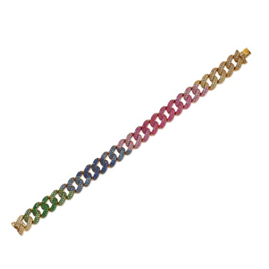 View full screen - View 1 of Lot 2869. Gem Set Bracelet | 寶石 手鏈.