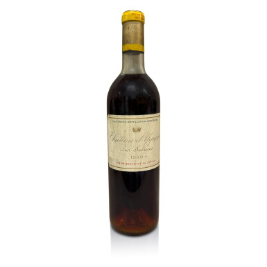 View full screen - View 1 of Lot 476. Château d'Yquem 1959 (1 BT).