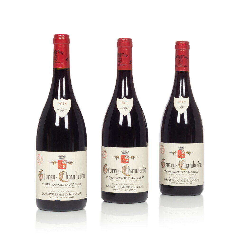 View full screen - View 1 of Lot 6039. Gevrey Chambertin, Lavaux St. Jacques 2015 Domaine Armand Rousseau (3 BT).