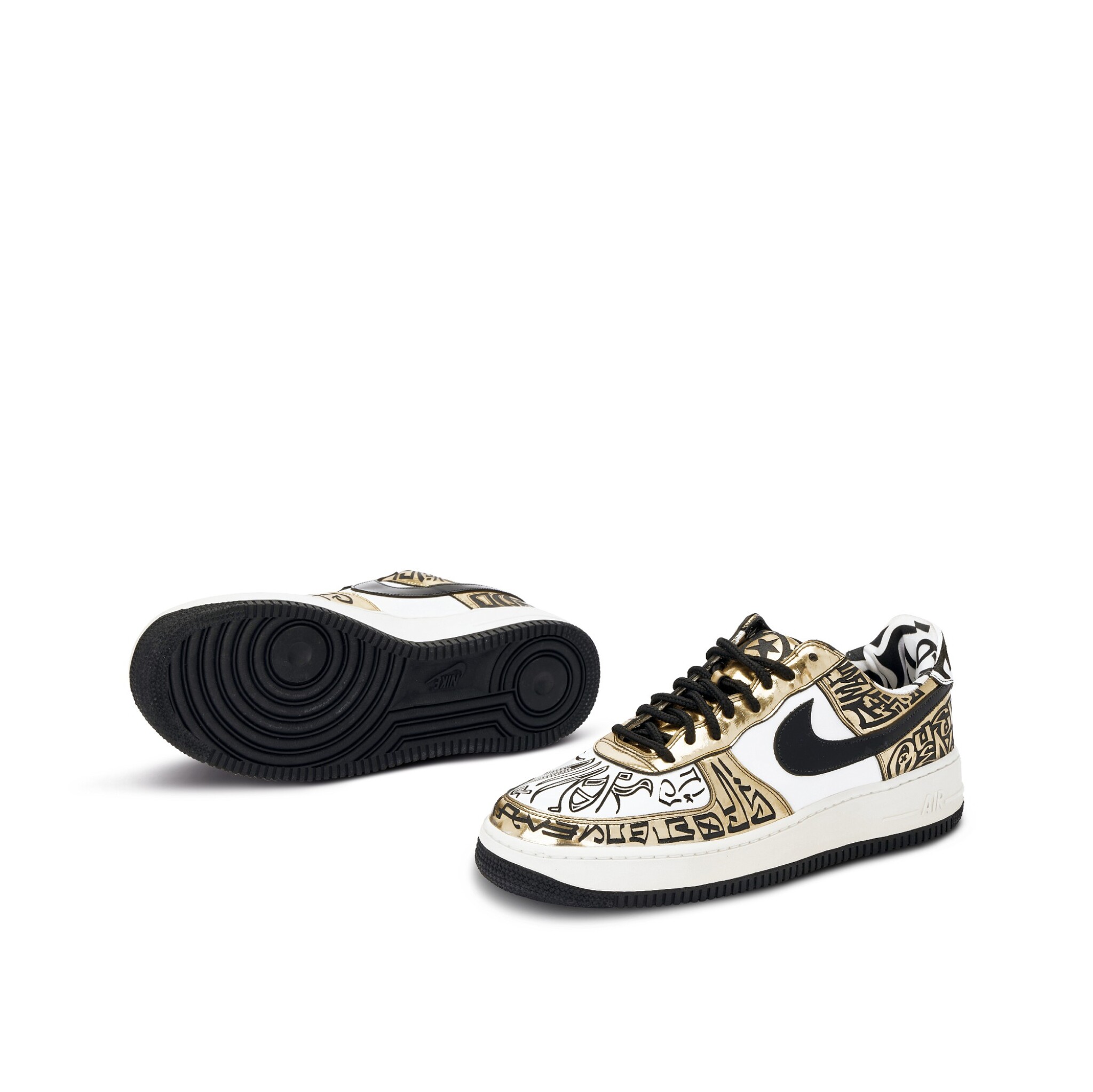 Air Force 1 'Entourage x Undefeated x Fukijama Gold' | The Entourage Collection | 2021 | Sotheby's