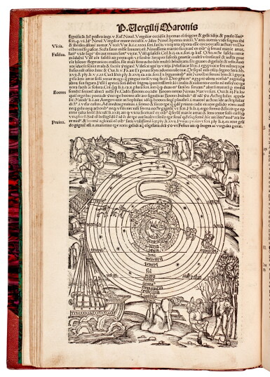 View full screen - View 1 of Lot 178. Vergil, Opera Vergiliana, Lyon, 1517, later half morocco.