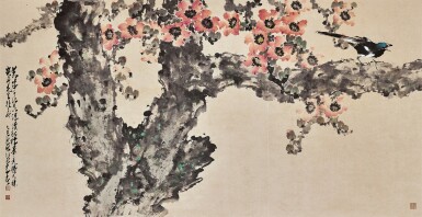 View full screen - View 1 of Lot 3046. 趙少昂 Zhao Shao'ang | 嶺南春色 Spring Blossoms.