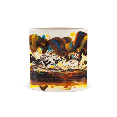 View full screen - View 1 of Lot 6128. Chu Teh-Chun 朱德群 | Vase F28 花瓶 F28.