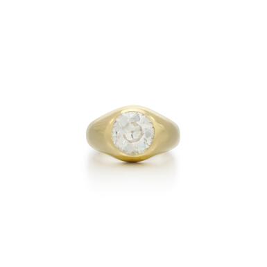 View full screen - View 1 of Lot 101. Diamond ring (Anello in diamanti).