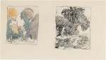 LYONEL FEININGER | STREET SCENE (FEEDING SWANS)