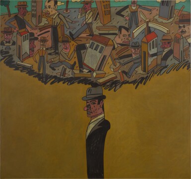 View full screen - View 1 of Lot 696. El que piensa demasiado.