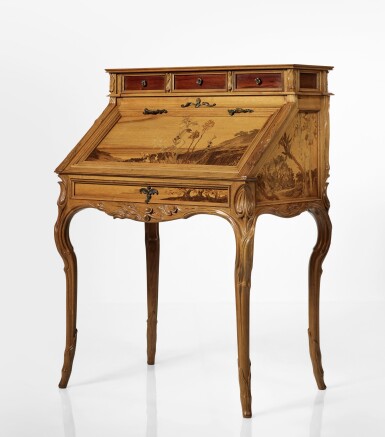 View full screen - View 1 of Lot 222. ÉMILE GALLÉ | "FORÊT LORRAINE" DESK.
