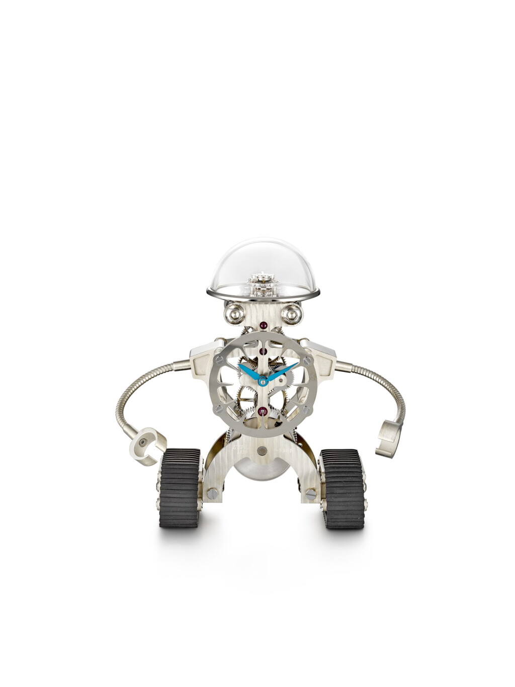 View full screen - View 1 of Lot 2125. Sherman, Reference 76.6001 | A limited edition palladium-plated brass robot-form desk clock, Circa 2016 | MB&F | Sherman 型號76.6001 | 限量版鈀金屬塗層銅製機械人型座鐘,約2016年製.