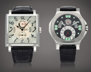 View full screen - View 1 of Lot 450. A set of two manual winding wristwatches | Circa 2005.