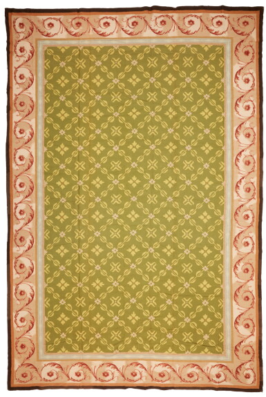 View full screen - View 1 of Lot 22. An Aubusson Style Carpet, Modern .