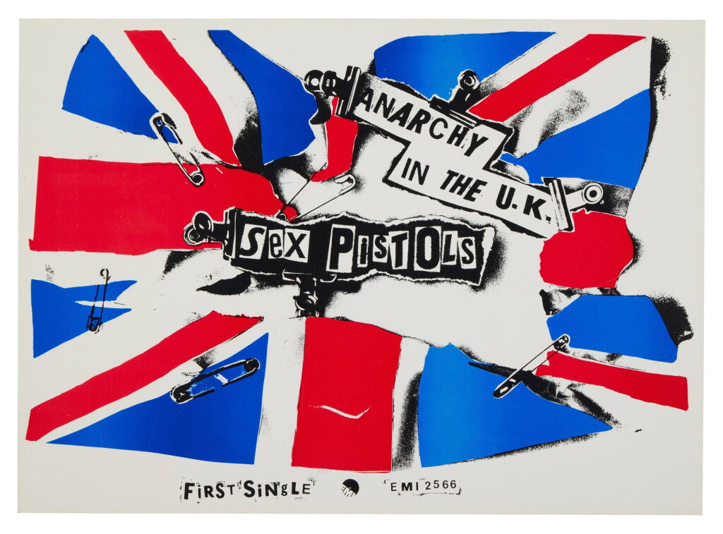 View full screen - View 1 of Lot 96. Sex Pistols | Anarchy in the UK promotional poster, November 1976.