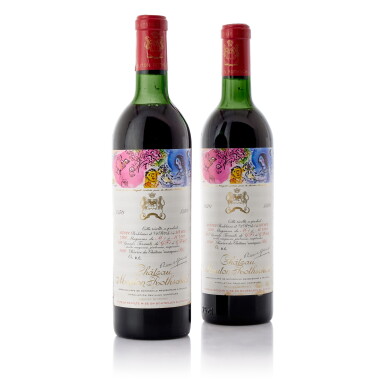 View full screen - View 1 of Lot 2943. Château Mouton Rothschild 1970 (12 BT).