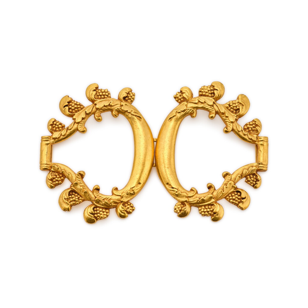 View full screen - View 1 of Lot 109. 'Grappes de Raisin' (Bunches of Grapes) Belt Buckle.