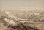 Jerusalem from the Road leading to Bethany