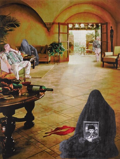 View full screen - View 1 of Lot 50. Wine (Muktada) (from the series Bringing the War Home: House Beautiful, New Series).