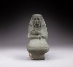 Figurine d'homme en schiste vert, art égyptien, 12e / début de la 13e dynastie, 1938-1700 avant J.-C.
