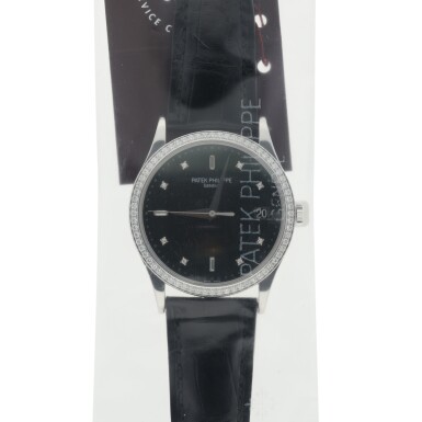 View full screen - View 1 of Lot 51. PATEK PHILIPPE | REFERENCE 5297 A WHITE GOLD AND DIAMOND-SET AUTOMATIC WRISTWATCH WITH DATE, SERVICE SEALED, CIRCA 2014.