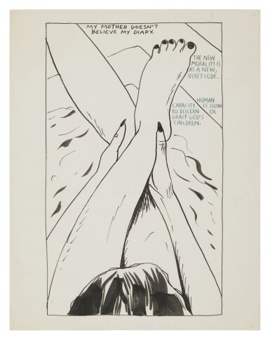 View full screen - View 1 of Lot 314. No Title (My mother doesn't...).