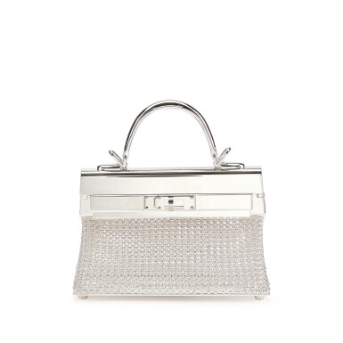 View full screen - View 1 of Lot 5417. Limited Edition Sterling Silver Kellymorphose Sac Bijou Kelly Argent, 2021.