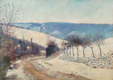 View full screen - View 1 of Lot 48. Paysage effet de neige, le Val près de Giverny.