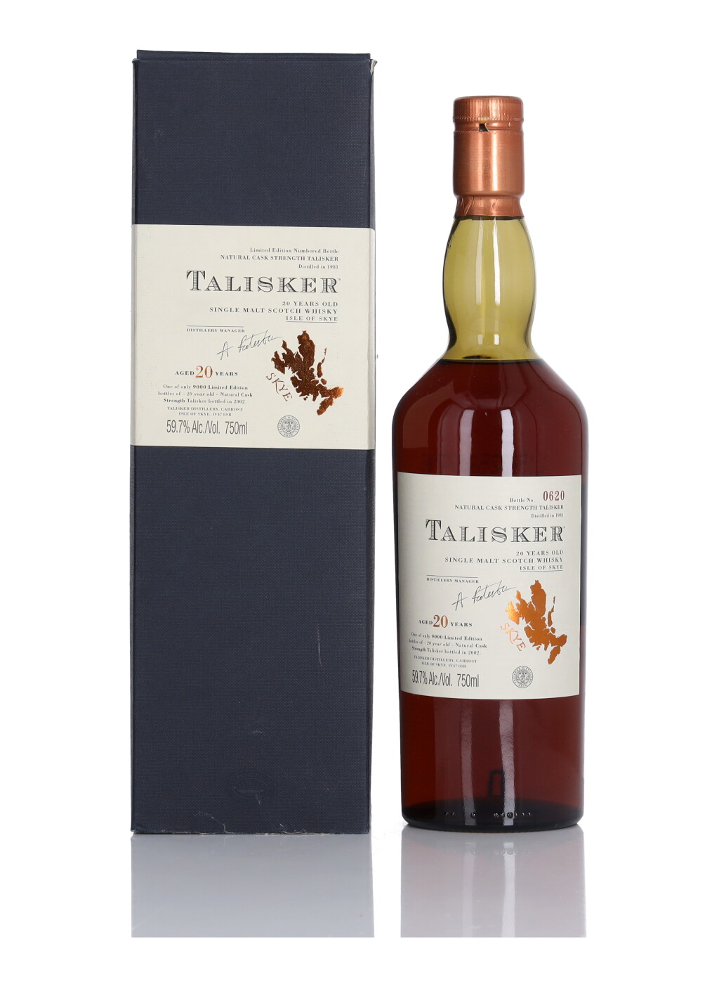 View full screen - View 1 of Lot 103. Talisker 20 Year Old 59.7 abv 1981 (1 Bottle 75cl).