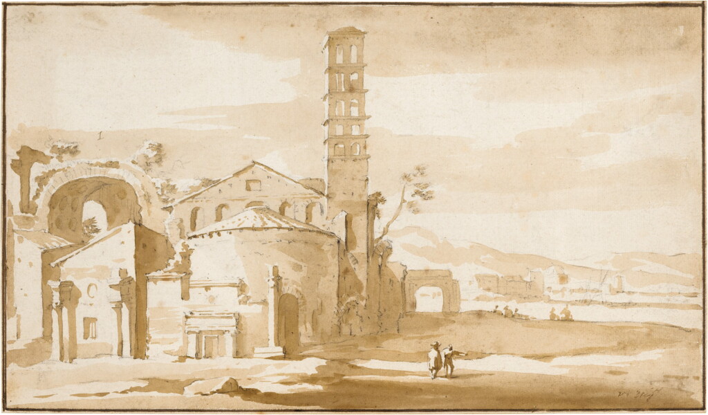 View full screen - View 1 of Lot 101. A view of Rome.