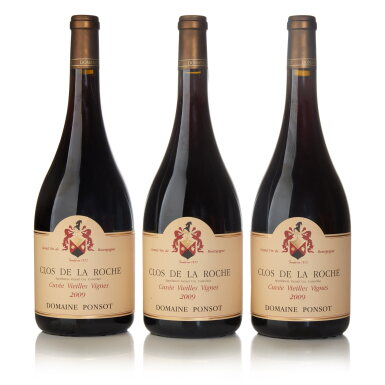 View full screen - View 1 of Lot 347. Clos de la Roche, Cuvée Vieilles Vignes 2009 Domaine Ponsot (3 MAG).