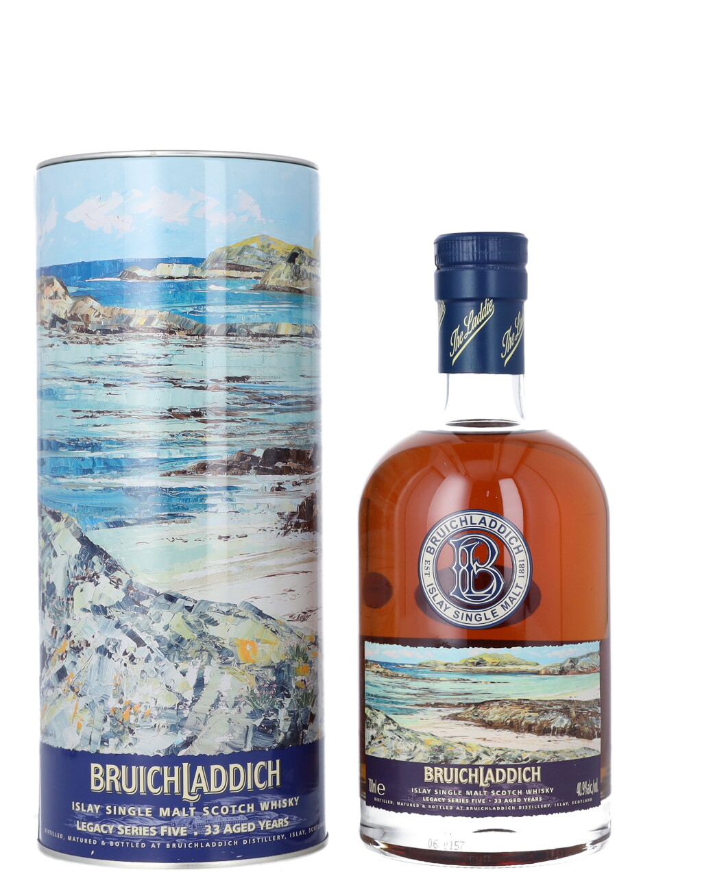 View full screen - View 1 of Lot 5402. Bruichladdich Legacy Series Five 33 Year Old 40.9 abv 1972 (1 BT70).