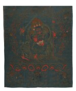 A Thangka Depicting Chaturbhuja Mahakala, Tibet, circa 15th Century