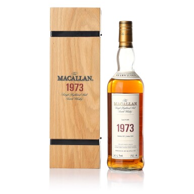 View full screen - View 1 of Lot 6013. The Macallan Fine Rare 30 Year Old 60.6 abv 1973 (1 BT75).