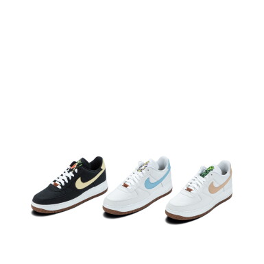 View full screen - View 1 of Lot 827. Set of Three | Nike Air Force 1 '07 LV8 'Plant Cork Pack' Samples | Size 9.